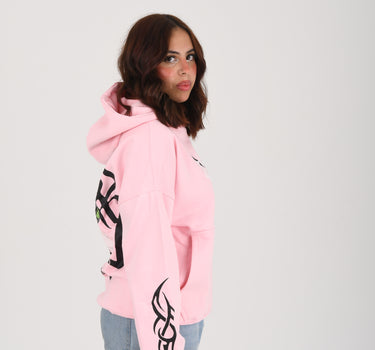 PREMIUM MIXED PINK HOODIE