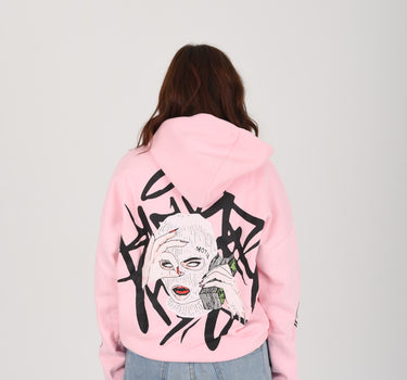 PREMIUM MIXED PINK HOODIE