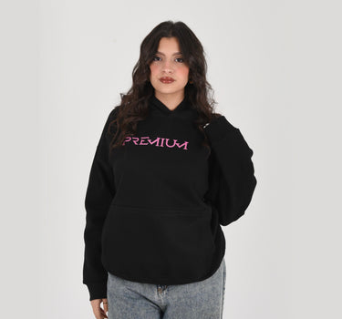 NEVER REPLACED PINK X BLACK HOODIE